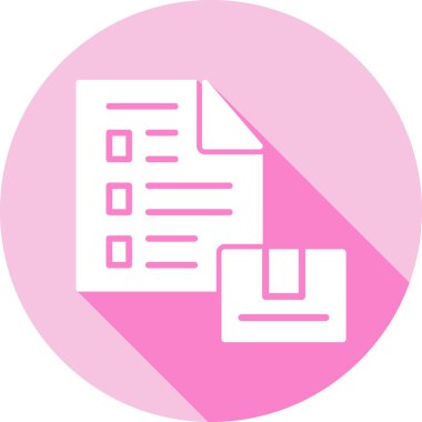 Belge simgesinin vektör illüstrasyonu