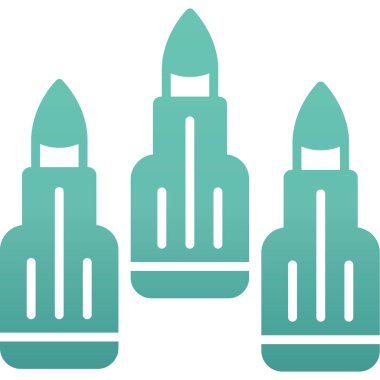 roket ikonu vektör illüstrasyonu