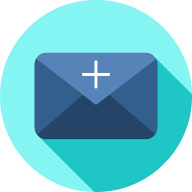 e-posta mektup simgesi düz biçimli