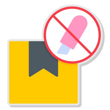 Silme vektör illüstrasyonu yok