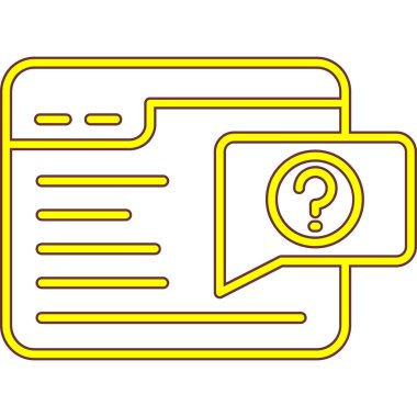 İş raporunun basit vektör simgesi