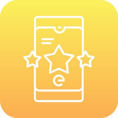 Rozet simge, düz tasarım