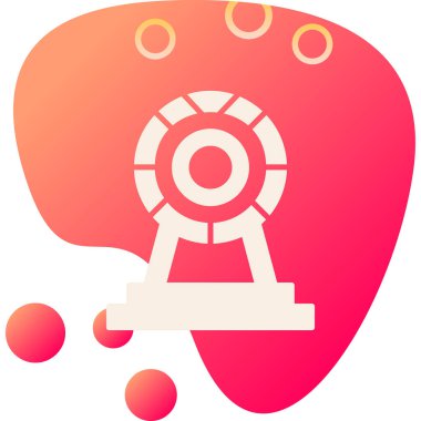 Modern bir simgenin vektör illüstrasyonu