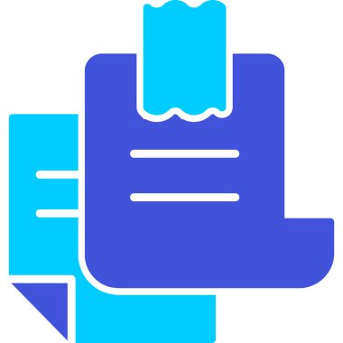 Belge. Web simgesi basit illüstrasyon