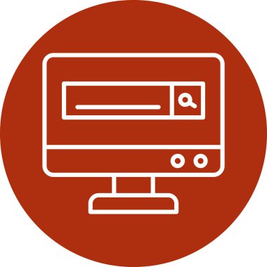 seo modern simgesinin vektör illüstrasyonu