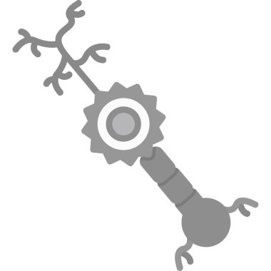 El çizimi karalama stili simgesi. Bir robotun vektör çizimi