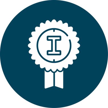 ödül simgesi soyut olarak izole edildi