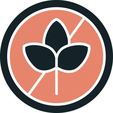 Çiçek. Web simgesi basit illüstrasyon