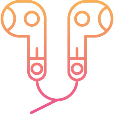 Müzik simgesinin vektör illüstrasyonu