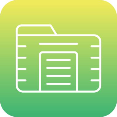 vektör dosya simgesi, basit vektör illüstrasyonu