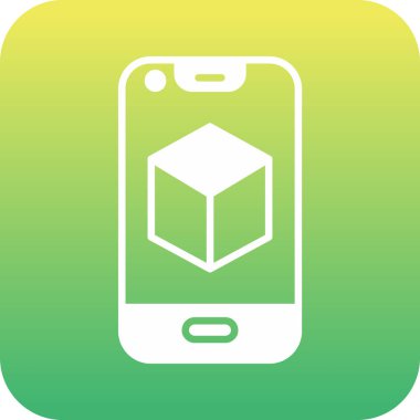 Benzersiz cep telefonu vektör simgesi