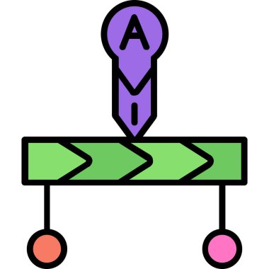 Seo simgesinin vektör illüstrasyonu