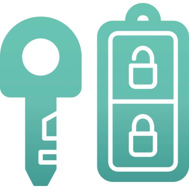 Kilit. Web simgesi basit illüstrasyon