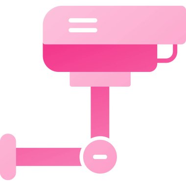 elektrikli süpürge modern simgesi, vektör illüstrasyonu