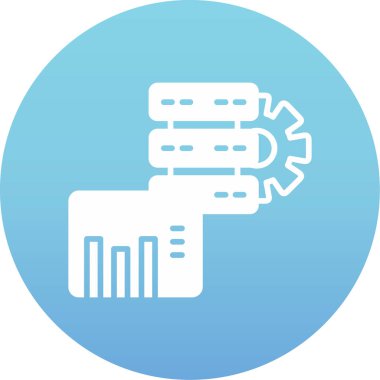 Seo simgesinin vektör illüstrasyonu