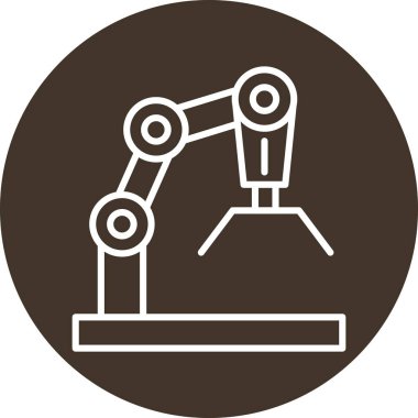 Robot simgesinin vektör illüstrasyonu