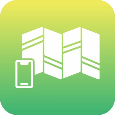 Cep telefonu simgesinin vektör illüstrasyonu