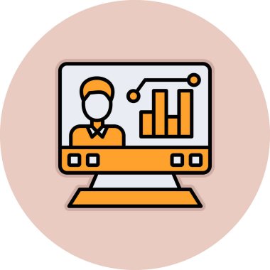 seo modern simgesinin vektör illüstrasyonu