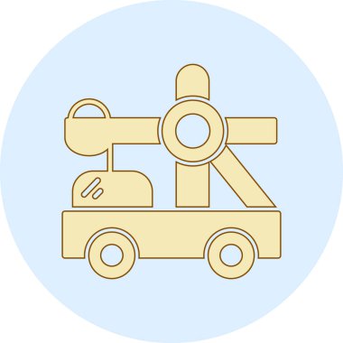 Vektör illüstrasyonu, araba simgesi