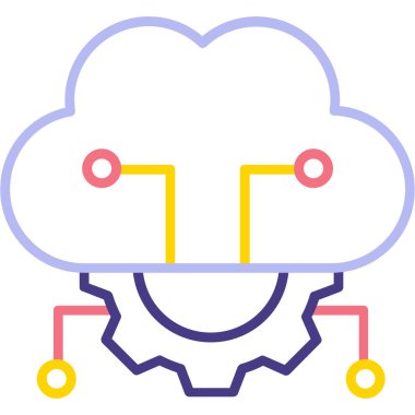 Bulut hesaplama. Web simgesi