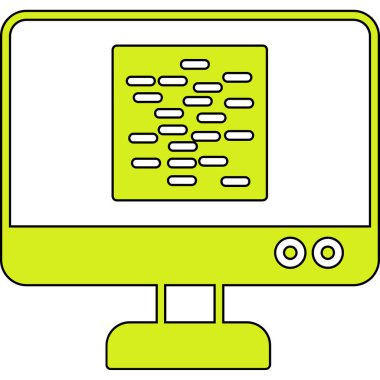 Bilgisayar ekranında kod metni gösteriliyor