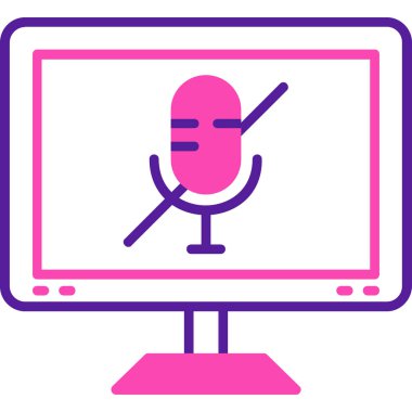 Bilgisayar. Web simgesi basit tasarım