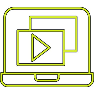 ok vektör dizaynlı video oynatıcı