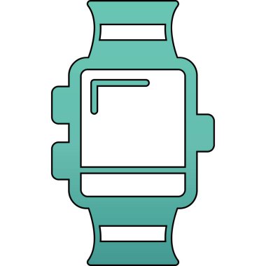 Bilek watch simgesi, anahat stili