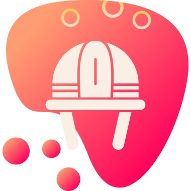 Mantar. Web simgesi basit illüstrasyon