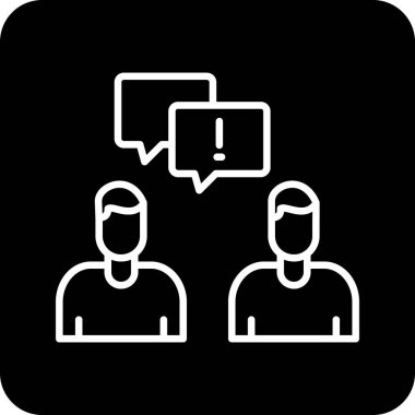 Konuşma baloncukları. vektör illüstrasyonu