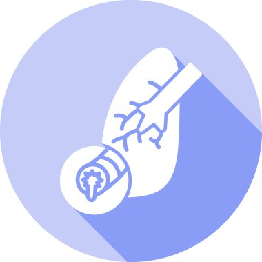 Kemik. Web simgesi basit illüstrasyon