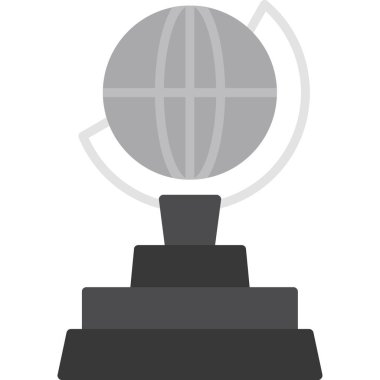 kupa düz simgesi, vektör, illüstrasyon