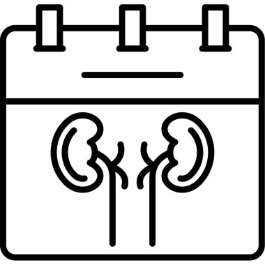 Böbrek. Web simgesi