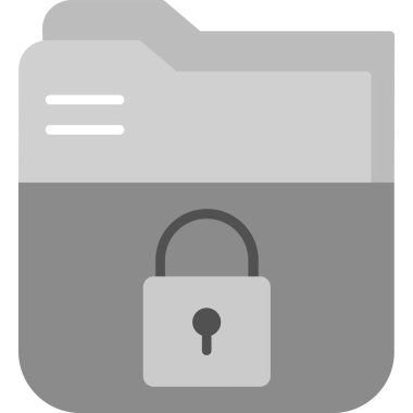 Modern kilit simgesinin vektör illüstrasyonu