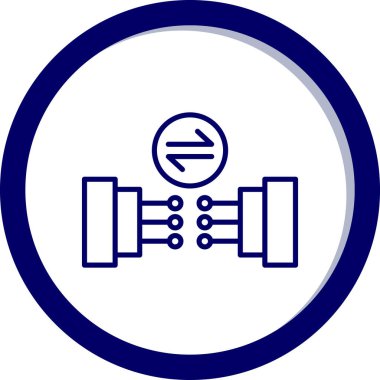 Modern b 'nin vektör illüstrasyonu spor ikonundan yoksun