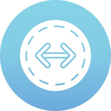 Eğilim biçimi izole edilmiş arkaplanda ok simgesi