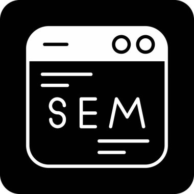 seo modern simgesinin vektör illüstrasyonu