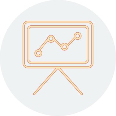 grafik ikonu vektör illüstrasyonu