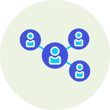 ağ paylaşım simgesi çizimi