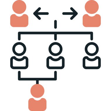 iş insanları vektör simgesi.