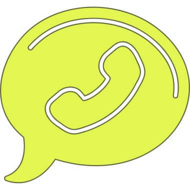 Telefon simgesi vektör illüstrasyonu