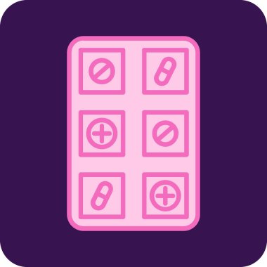 Haplar. Web simgesi basit illüstrasyon