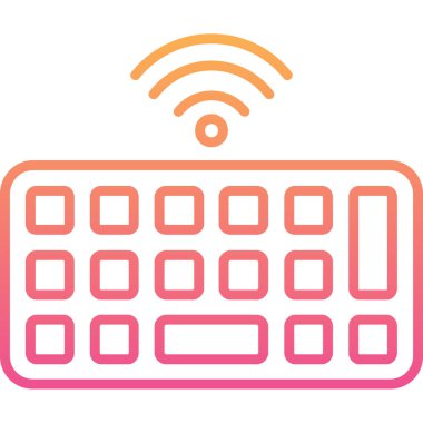 Klavye. Web simgesi basit tasarım