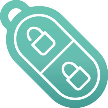 Çanta simgesinin vektör illüstrasyonu