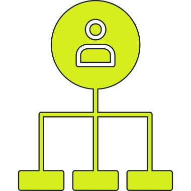 Basit vektör illüstrasyon seosu