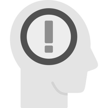 baş vektör simgesi. biçim iki renkli düz sembol, gri ve gri renkler, yuvarlak açılar, beyaz arkaplan.