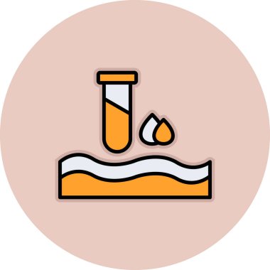 Bir simgenin vektör illüstrasyonu