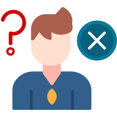 işadamı soru işareti simgesi