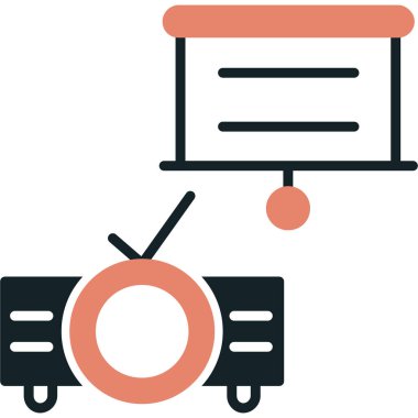 Düz vektör simgesi.