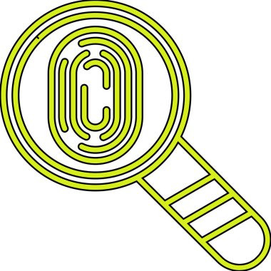 Büyüteç simgesini, anahat stili